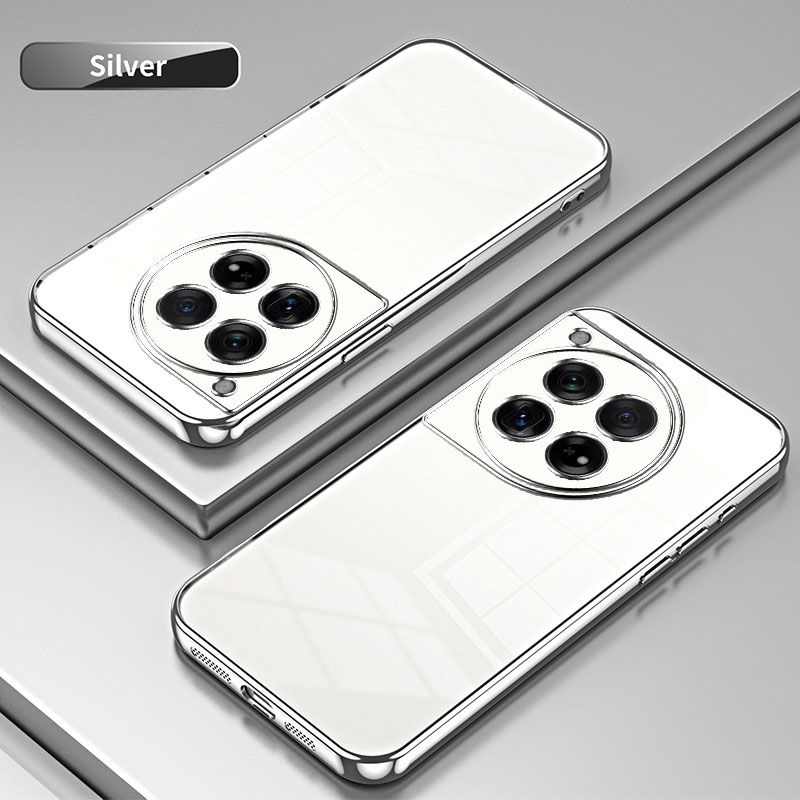 Plating Transparent Soft Shell Protective Cover For OnePlus 12 11 11R Ace 2 10T Ace Pro 10R Ace 10 Pro 9 9R 8T 8 Pro Fall prevention Phone Case