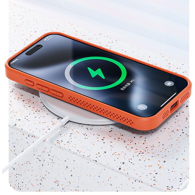 Magnetic Breathable Heat Dissipation Phone Case For iPhone 16 Plus 16 Pro 15 Pro 14 Pro 15 14 13 12 11 Pro Max 15 14 Plus Fall prevention Protective Case