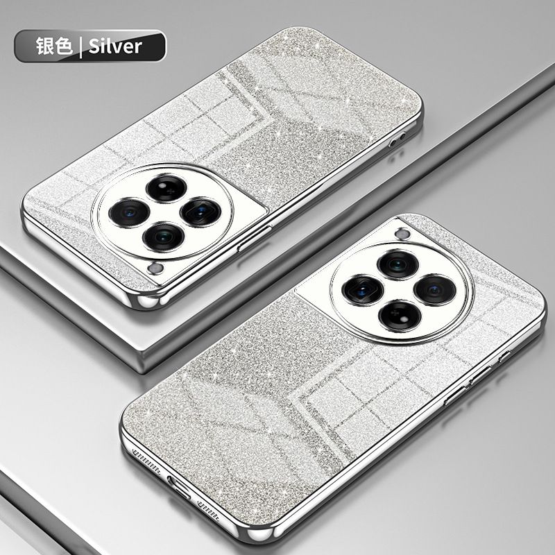 Luxury Plating Phone Case For OnePlus 12 12R 11 11R 10 Pro 10R 10T 9R 9 Pro 8T 8 Pro Ace Pro Ace 2 Ace 3 Ace 2V Nord CE 3 Lite CE2 Lite N30 N20 Glitter Powder Protective Case