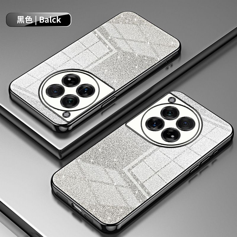 Luxury Plating Phone Case For OnePlus 12 12R 11 11R 10 Pro 10R 10T 9R 9 Pro 8T 8 Pro Ace Pro Ace 2 Ace 3 Ace 2V Nord CE 3 Lite CE2 Lite N30 N20 Glitter Powder Protective Case