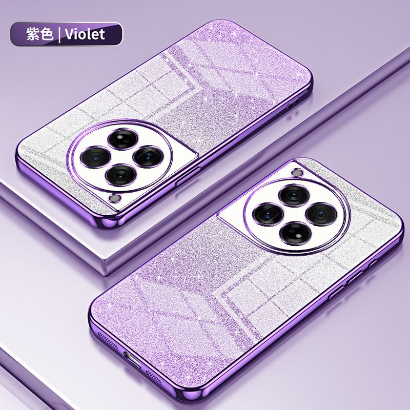 Luxury Plating Phone Case For OnePlus 12 12R 11 11R 10 Pro 10R 10T 9R 9 Pro 8T 8 Pro Ace Pro Ace 2 Ace 3 Ace 2V Nord CE 3 Lite CE2 Lite N30 N20 Glitter Powder Protective Case