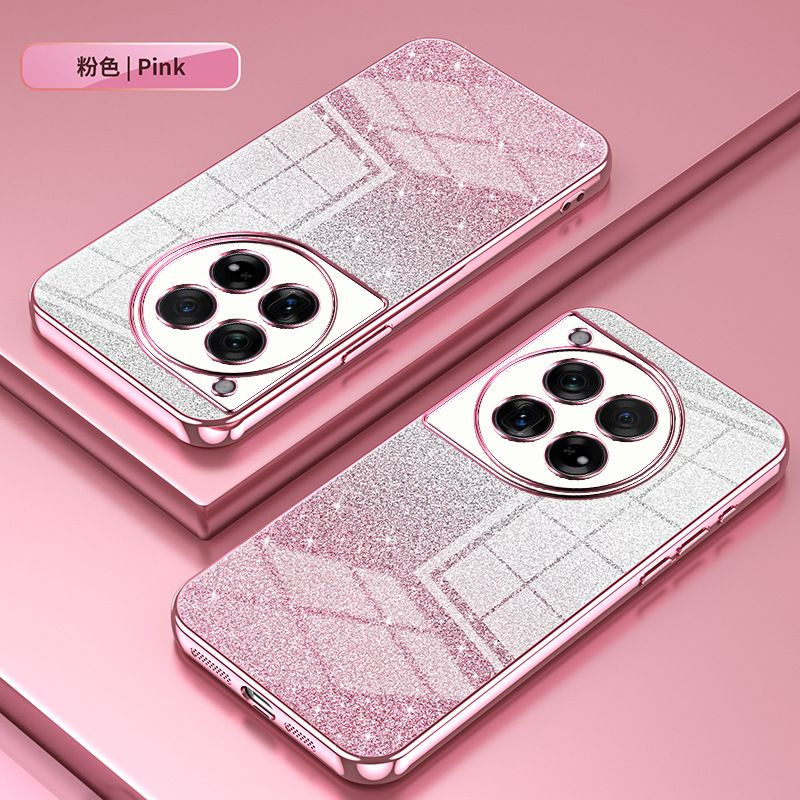 Luxury Plating Phone Case For OnePlus 12 12R 11 11R 10 Pro 10R 10T 9R 9 Pro 8T 8 Pro Ace Pro Ace 2 Ace 3 Ace 2V Nord CE 3 Lite CE2 Lite N30 N20 Glitter Powder Protective Case