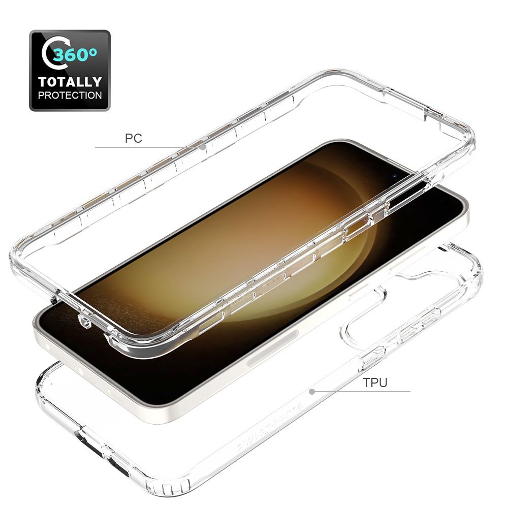 Phone Case For Samsung Galaxy S25 Ultra S24 Ultra S24 Ultra S24 Plus A56 A36 A26 A16 A55 A35 A25 A15 A05S A05 Crystal Transparent TPU+PC Bumper Shockproof Protective Case Cover