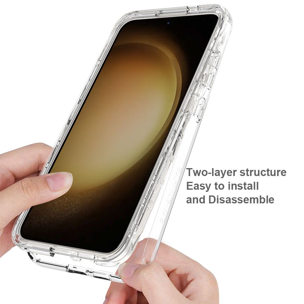 Phone Case For Samsung Galaxy S25 Ultra S24 Ultra S24 Ultra S24 Plus A56 A36 A26 A16 A55 A35 A25 A15 A05S A05 Crystal Transparent TPU+PC Bumper Shockproof Protective Case Cover