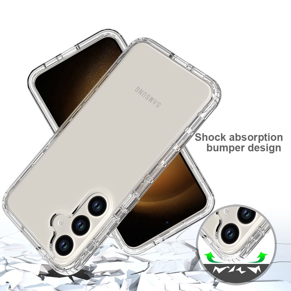 Phone Case For Samsung Galaxy S25 Ultra S24 Ultra S24 Ultra S24 Plus A56 A36 A26 A16 A55 A35 A25 A15 A05S A05 Crystal Transparent TPU+PC Bumper Shockproof Protective Case Cover