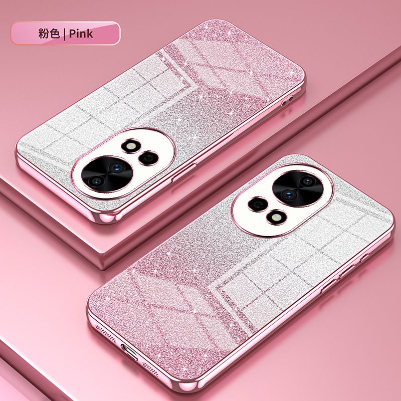 Luxury Plating Phone Case For Huawei Nova 12 Pro 12 Ultra 12 Lite 11 Pro 11 Ultra 10 9 8 7 Pro 9 8 7 6 SE 6 5i 4e 3e 5Z 5T Glitter Powder Protective Case
