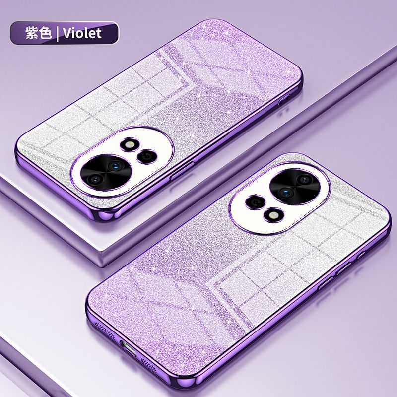 Luxury Plating Phone Case For Huawei Nova 12 Pro 12 Ultra 12 Lite 11 Pro 11 Ultra 10 9 8 7 Pro 9 8 7 6 SE 6 5i 4e 3e 5Z 5T Glitter Powder Protective Case