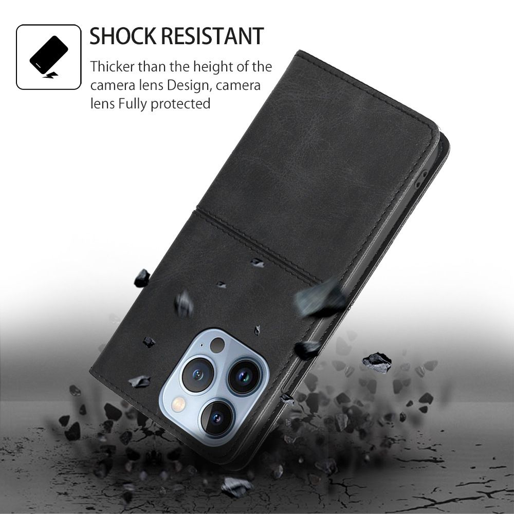 Leather Phone Case Flip Cover for Tecno Camon 30 Pro 30 Premier Spark 20 Pro+ Plus 20C 20 Pro Pova 6 Pro Shockproof Protection Stand Holder Magnetic PU Leather Case