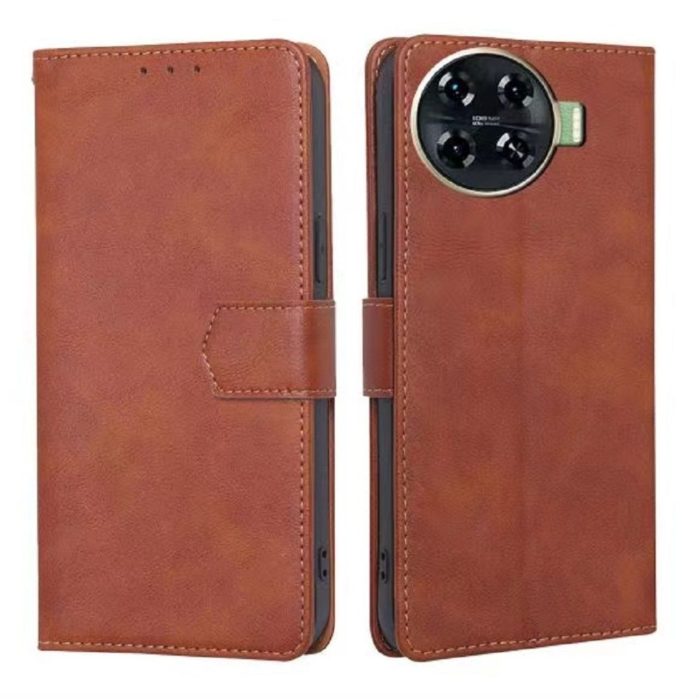 Leather Phone Case Flip Cover for Tecno Camon 30s Pro 30s Spark 20 Pro+ Plus 20C 20 30 Pro Camon 30 Pro 30 Premier Shockproof Protection Stand Holder Magnetic PU Leather Case