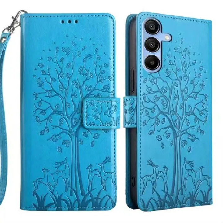 Wallet Leather Cover For Samsung Galaxy A56 A36 A26 A16 A06 A55 A35 A25 A15 A05s A05 A54 A34 A24 A14 A04s A04 A04e M04 F04 Case Card Slots Magnetic Closure Shockproof Cover