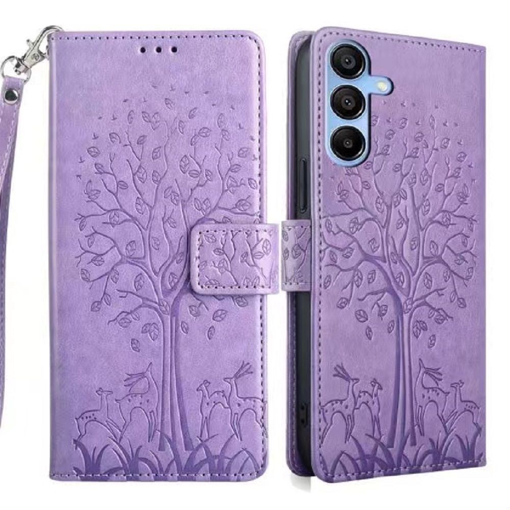 Wallet Leather Cover For Samsung Galaxy A56 A36 A26 A16 A06 A55 A35 A25 A15 A05s A05 A54 A34 A24 A14 A04s A04 A04e M04 F04 Case Card Slots Magnetic Closure Shockproof Cover