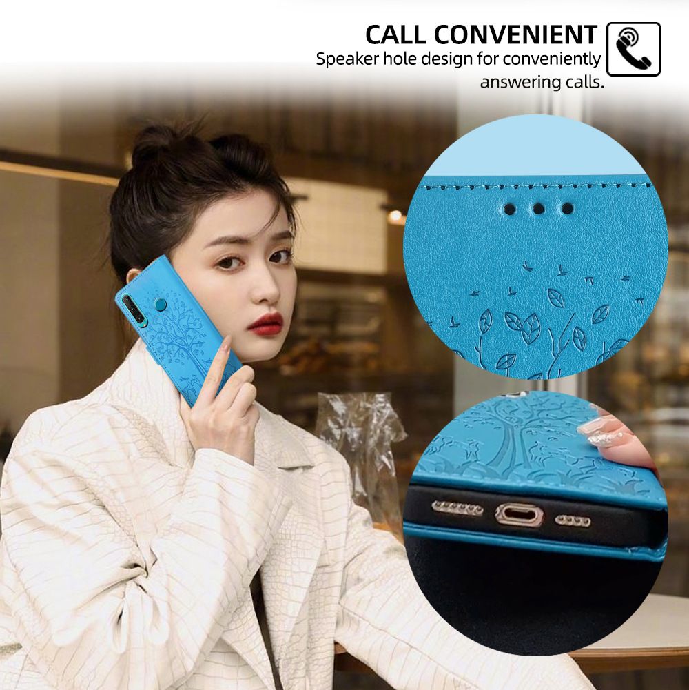 Wallet Leather Cover For Huawei Y9 Prime 2019 Y9 Y7 Y6 Y5 P Smart Y7A Y8P Y9A Y8S Y7P Y6P Y5P Case Card Slots Magnetic Closure Shockproof Cover with Hand Strap