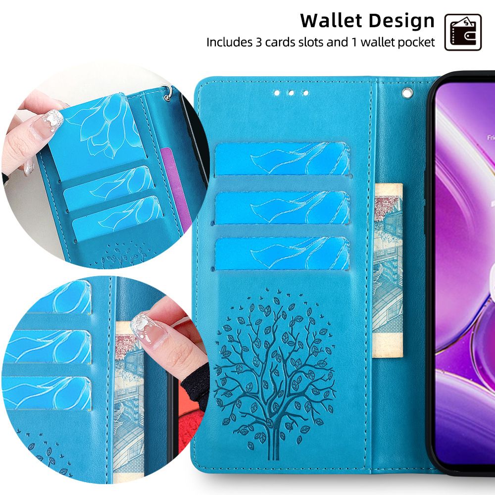 Wallet Leather Cover For Nokia G42 G50 G22 G60 G21 G11 G20 G10 6.3 G400 G300 X30 X20 X10 X100 C300 C30 C22 C12 Plus C110 C20 Plus C01 Plus C21 C31 C20 C10 C200 C100 Magnetic Closure with Hand Strap