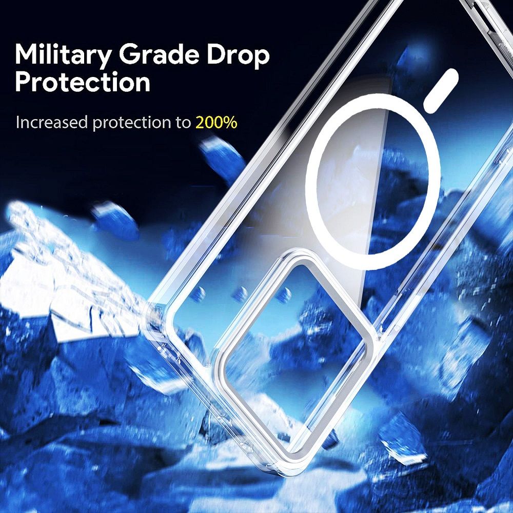 Magnetic High Transparency Acrylic Phone Case For Xiaomi Redmi Note 13 Pro 13 5G 4G 13 Pro+ A3 13C 12C 12 Xiaomi Poco X6 M6 Pro Metal Lens Circle Shockproof Bumper Cover