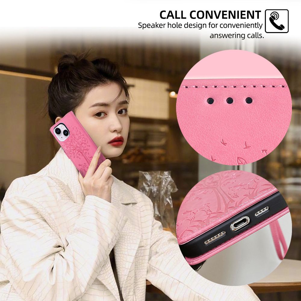 Wallet Leather Cover For iPhone 15 Plus 14 Plus 15 14 13 12 11 Pro Max XS Max XR X 8 7 Plus Case Card Slots Magnetic Closure Shockproof Cover with Hand Strap