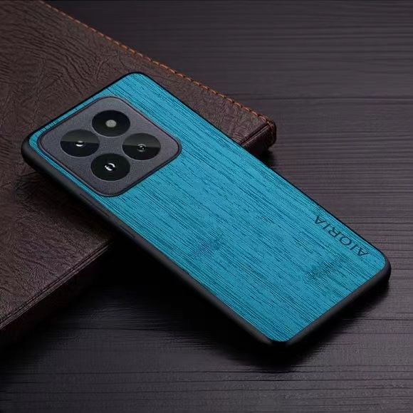 Made of bamboo Leather Phone Case for Xiaomi Mi 14 13 12 11 Pro 14 Ultra 13T 12T 11T 10T Pro 13 12 11 Lite Soft TPU Around The Edge Hard PC At The Back 3in1 material