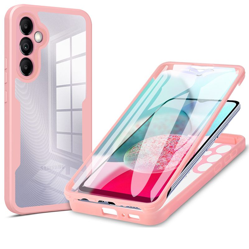 360 Full Cover For Samsung Galaxy A55 A35 A25 A15 A05S A54 A34 A24 A14 A04S A04e Transparent Shockproof Phone Case