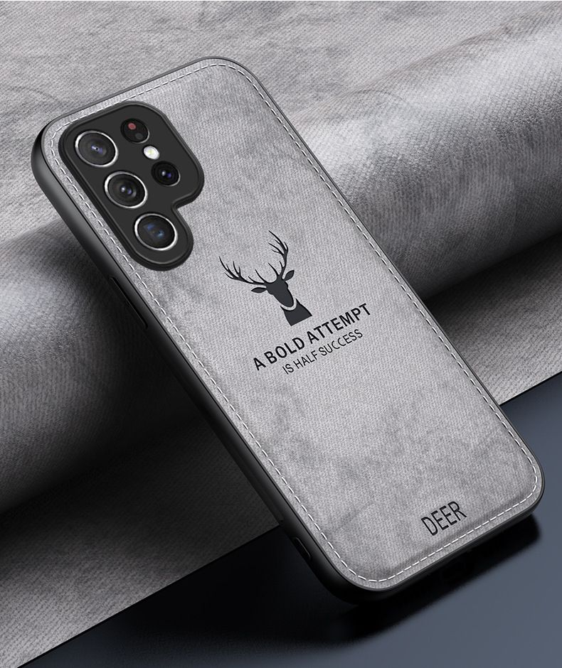 Cover for Samsung Galaxy Note 8 9 10 S8 S9 S10 S20 S21 S22 S23 S24 Plus Note 20 Ultra A55 A35 A25 A15 A34 A54 A14 Simple Cloth Pattern Shockproof Bumper Phone Case