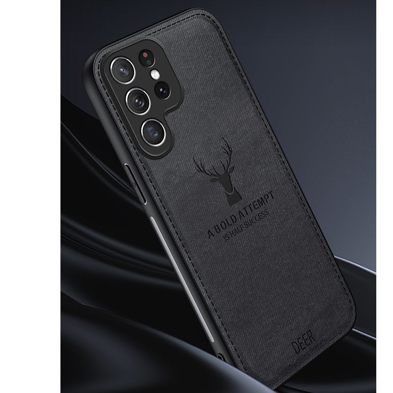 Cover for Samsung Galaxy Note 8 9 10 S8 S9 S10 S20 S21 S22 S23 S24 Plus Note 20 Ultra A55 A35 A25 A15 A34 A54 A14 Simple Cloth Pattern Shockproof Bumper Phone Case