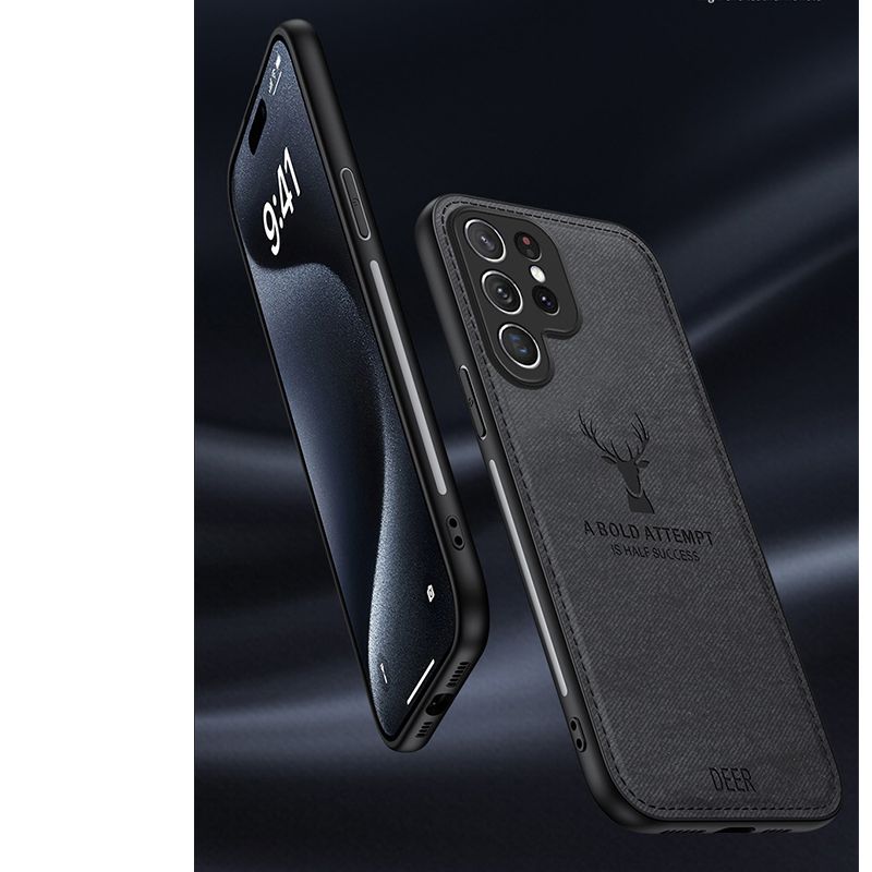 Cover for Samsung Galaxy Note 8 9 10 S8 S9 S10 S20 S21 S22 S23 S24 Plus Note 20 Ultra A55 A35 A25 A15 A34 A54 A14 Simple Cloth Pattern Shockproof Bumper Phone Case