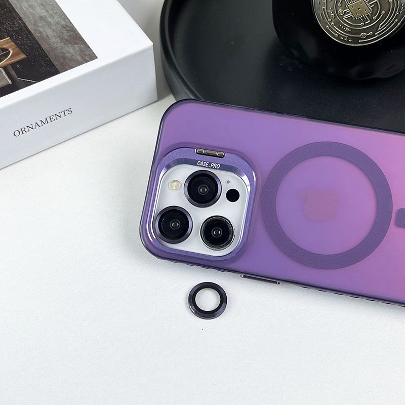 New Arrival - iPhone 15 14 13 12 11 Pro Max Dazzle Magnetic Case Laser Aurora with Lens Film