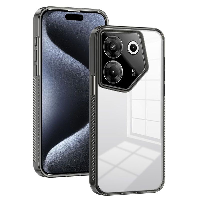 For Tecno Camon 20s Pro 5G/CK8n / Camon 20 Pro 5G/CK8n Case Cover, Transparent Hard Acrylic pc Hard Back Plate Shockproof Protective Case