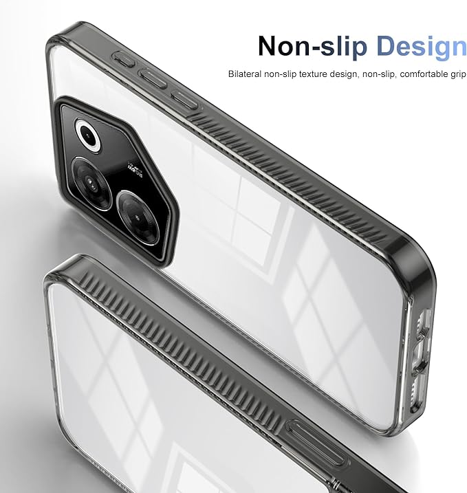 For Tecno Camon 20s Pro 5G/CK8n / Camon 20 Pro 5G/CK8n Case Cover, Transparent Hard Acrylic pc Hard Back Plate Shockproof Protective Case