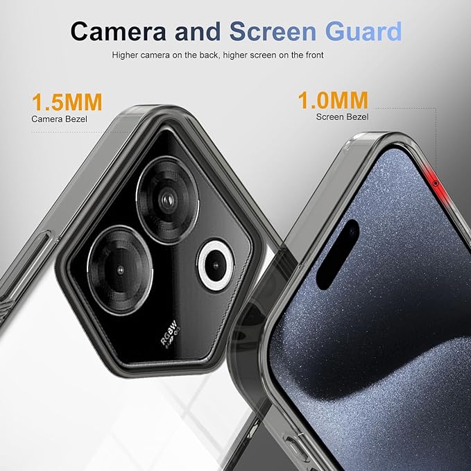 For Tecno Camon 20s Pro 5G/CK8n / Camon 20 Pro 5G/CK8n Case Cover, Transparent Hard Acrylic pc Hard Back Plate Shockproof Protective Case