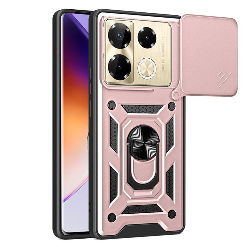 Slide Camera Lens Cover for Infinix Hot 40 40i Smart 8 Pro Plus Note 40 Pro Itel A70 A60S P55 Tecno Spark Go 2024/Tecno Spark 20/Tecno Spark20C Camon 30 Pro / Camon 30 Premier 5G Phone Case