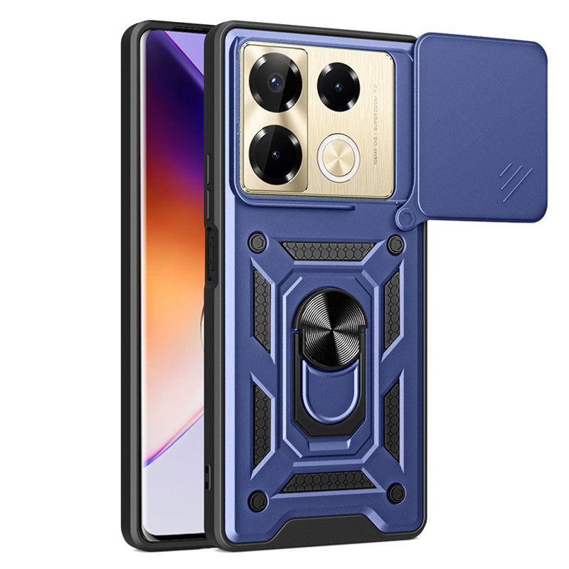 Slide Camera Lens Cover for Infinix Hot 40 40i Smart 8 Pro Plus Note 40 Pro Itel A70 A60S P55 Tecno Spark Go 2024/Tecno Spark 20/Tecno Spark20C Camon 30 Pro / Camon 30 Premier 5G Phone Case