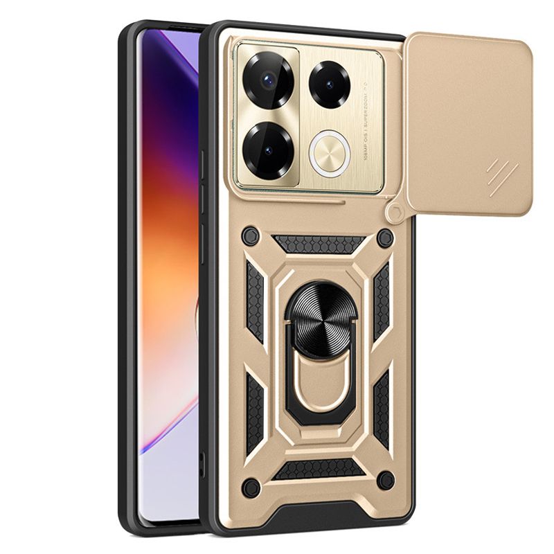 Slide Camera Lens Cover for Infinix Hot 40 40i Smart 8 Pro Plus Note 40 Pro Itel A70 A60S P55 Tecno Spark Go 2024/Tecno Spark 20/Tecno Spark20C Camon 30 Pro / Camon 30 Premier 5G Phone Case