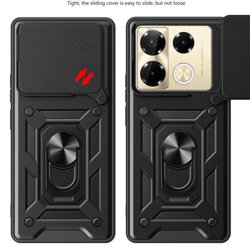 Slide Camera Lens Cover for Infinix Hot 40 40i Smart 8 Pro Plus Note 40 Pro Itel A70 A60S P55 Tecno Spark Go 2024/Tecno Spark 20/Tecno Spark20C Camon 30 Pro / Camon 30 Premier 5G Phone Case