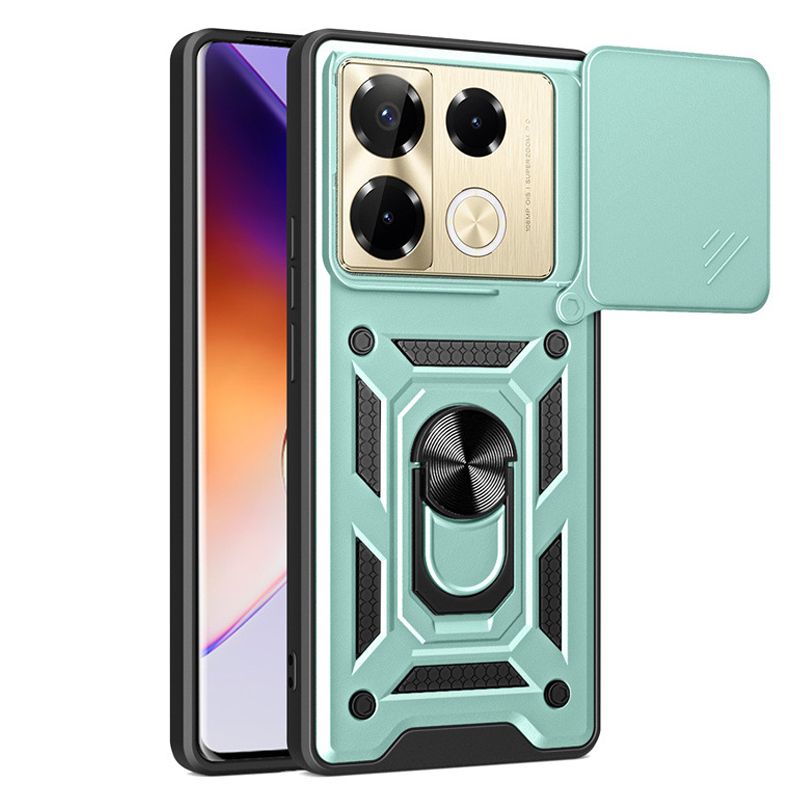 Slide Camera Lens Cover for Infinix Hot 40 40i Smart 8 Pro Plus Note 40 Pro Itel A70 A60S P55 Tecno Spark Go 2024/Tecno Spark 20/Tecno Spark20C Camon 30 Pro / Camon 30 Premier 5G Phone Case