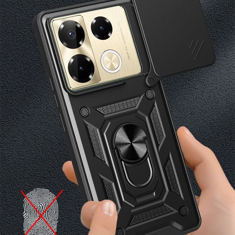 Slide Camera Lens Cover for Infinix Hot 40 40i Smart 8 Pro Plus Note 40 Pro Itel A70 A60S P55 Tecno Spark Go 2024/Tecno Spark 20/Tecno Spark20C Camon 30 Pro / Camon 30 Premier 5G Phone Case