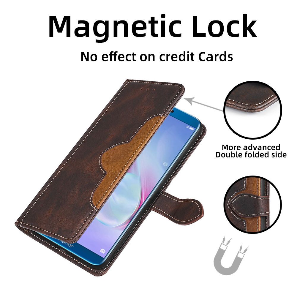 Leather Flip Cover for Tecno Camon 30 Spark 20 Pro Plus 30 20 Premier Pova 6 Pro 5G Wallet Design with Card Slots Magnetic Lock Case