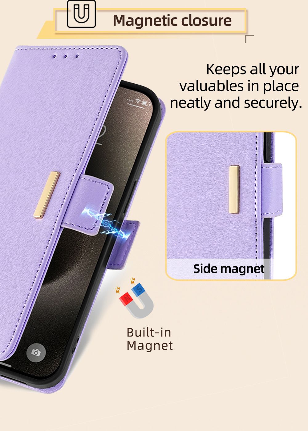 Flip Case for Infinix Zero 30 5G Smart 8 Note 30 40 Pro 30i 40i 20i 10 Note 11 Pro Wallet PU Leather Magnetic Protective Cellphone Cover