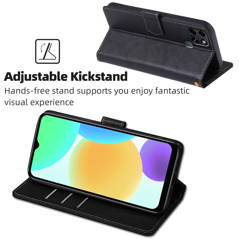 Flip Cover for Tecno Camon 30 Spark 20 Pro Plus 30 20 Premier Pova 6 Pro 5G 18P Spark 10C 10 Pro Shockproof Anti-Theft Wallet Leather Design [Magnetic Closure] Shockproof Cellphone Cases