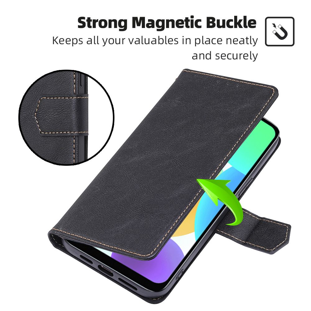 Flip Cover for Tecno Camon 30 Spark 20 Pro Plus 30 20 Premier Pova 6 Pro 5G 18P Spark 10C 10 Pro Shockproof Anti-Theft Wallet Leather Design [Magnetic Closure] Shockproof Cellphone Cases