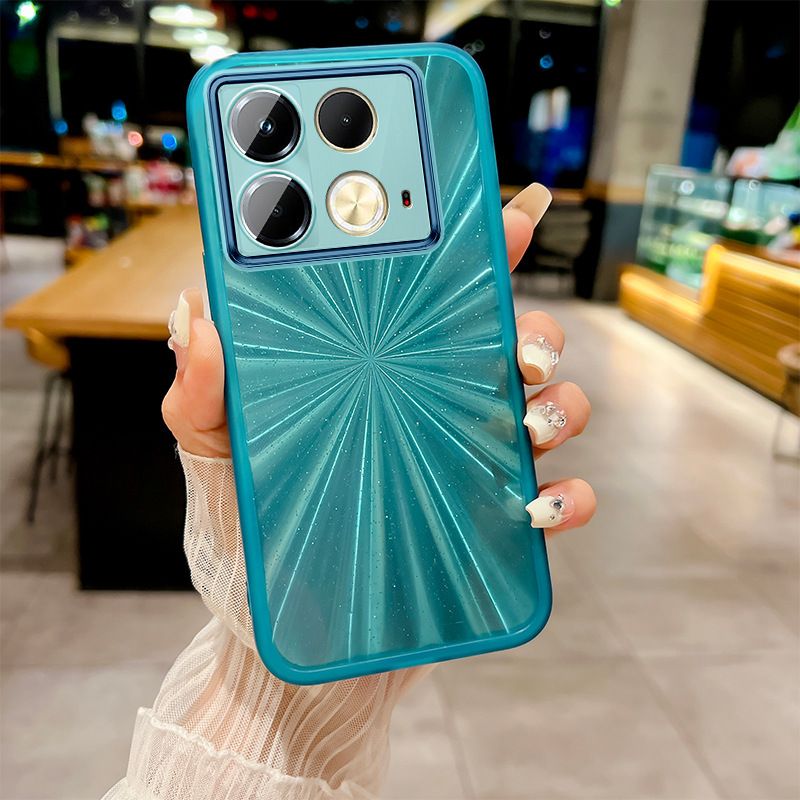 New Arrival - Transparent With Glitter Paper 2 in 1 Phone Case For Infinix Note 40 40 Pro 40 Pro+ 30 Pro 30i Hot 40 Pro 40i 30 30i 20 12 12i 12 Play with Lens Film Protective Back Cover