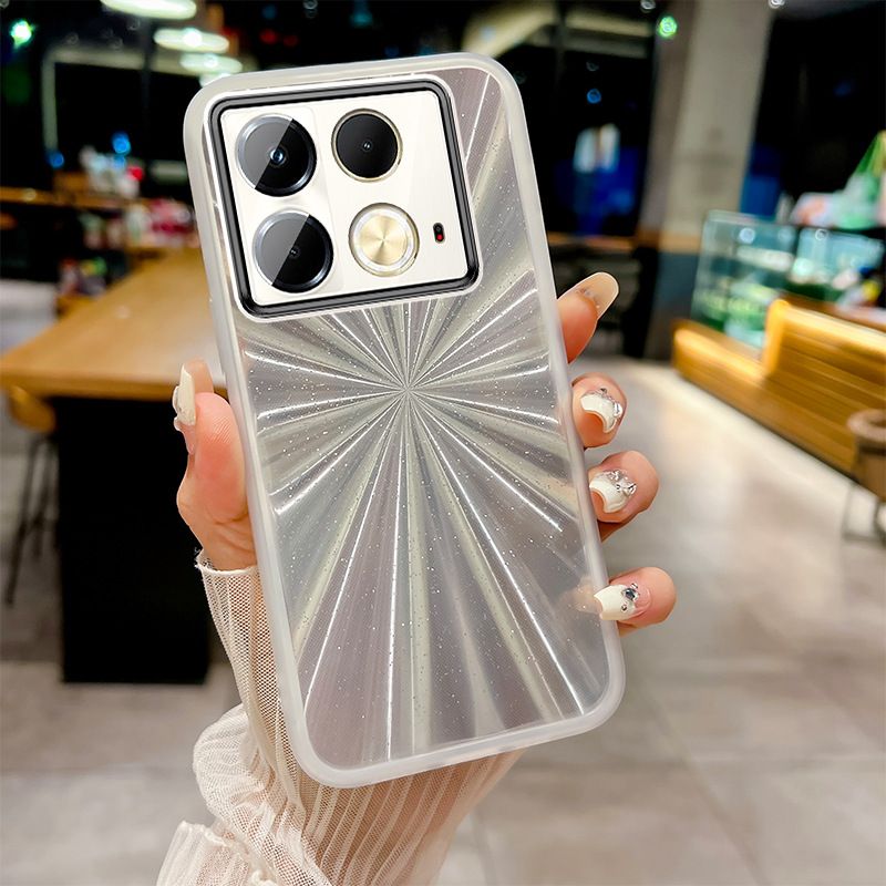 New Arrival - Transparent With Glitter Paper 2 in 1 Phone Case For Infinix Note 40 40 Pro 40 Pro+ 30 Pro 30i Hot 40 Pro 40i 30 30i 20 12 12i 12 Play with Lens Film Protective Back Cover