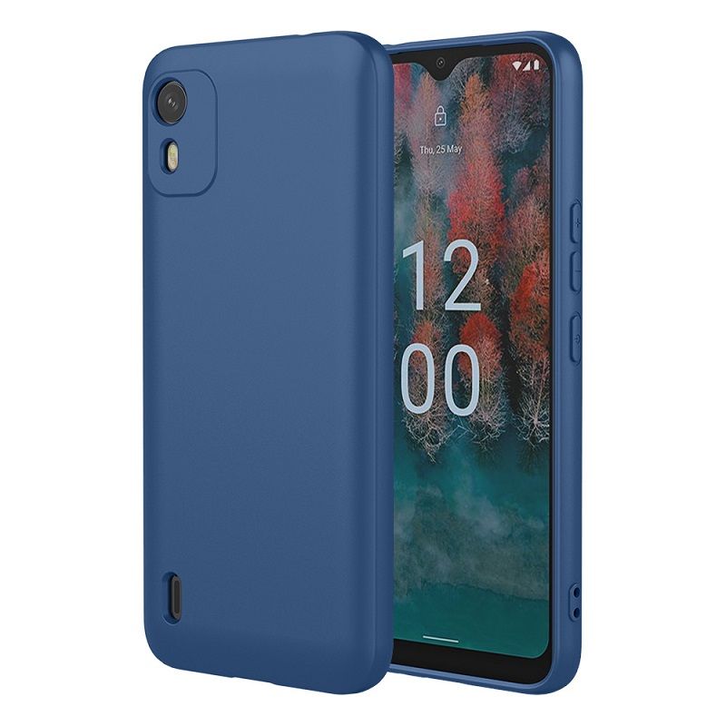 Silicone Liquid Soft And Smooth Touch Phone Case For Nokia C12 C31 G22 C110 C1 2019 Silicone Shock-Absorbing Thin Cover