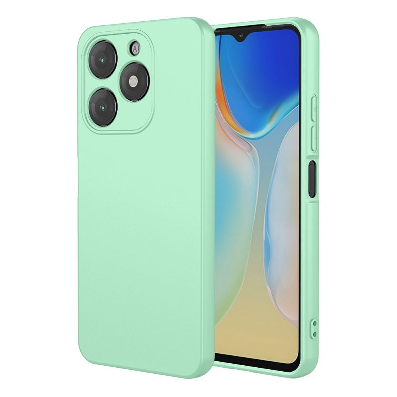 Silicone Liquid Soft And Smooth Touch Phone Case For Tecno Spark 10 Pro 10C 20C 20 Pro+ 20 Pro 9T 9 Pro 8T 8 7 7P 7 6 5 Air 4 8C GO 2024 GO 2023 GO 2022 Shock-Absorbing Thin Cover