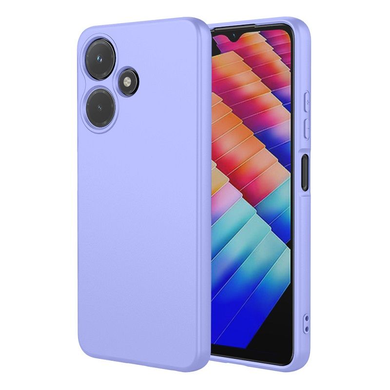 Silicone Liquid Soft And Smooth Touch Phone Case For Infinix Hot 30 30i 30 Play 40 Pro 40i 20s 20 Play 12i 12 Pro 12 Play 11s 11 10i 10 Play 10s 10T 9 9 Play Shock-Absorbing Thin Cover