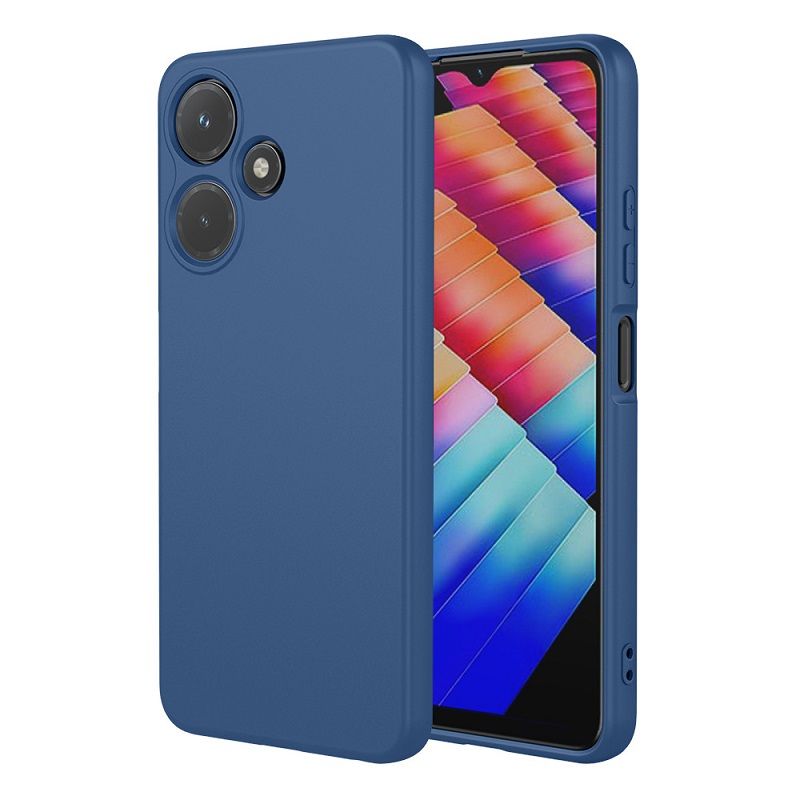 Silicone Liquid Soft And Smooth Touch Phone Case For Infinix Hot 30 30i 30 Play 40 Pro 40i 20s 20 Play 12i 12 Pro 12 Play 11s 11 10i 10 Play 10s 10T 9 9 Play Shock-Absorbing Thin Cover