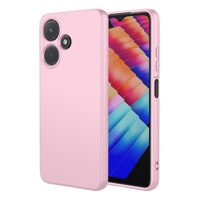 Silicone Liquid Soft And Smooth Touch Phone Case For Infinix Hot 30 30i 30 Play 40 Pro 40i 20s 20 Play 12i 12 Pro 12 Play 11s 11 10i 10 Play 10s 10T 9 9 Play Shock-Absorbing Thin Cover