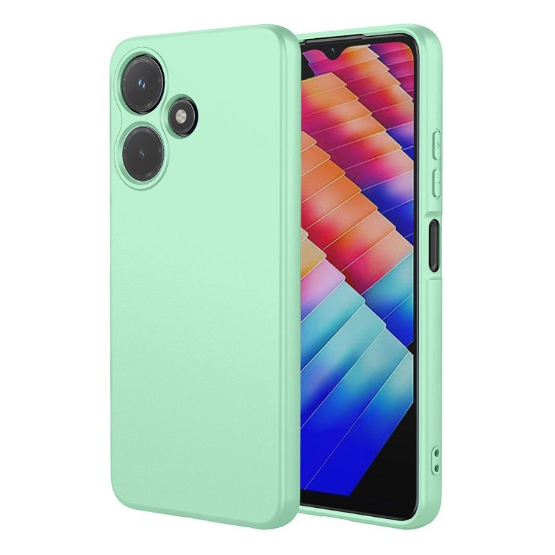 Silicone Liquid Soft And Smooth Touch Phone Case For Infinix Hot 30 30i 30 Play 40 Pro 40i 20s 20 Play 12i 12 Pro 12 Play 11s 11 10i 10 Play 10s 10T 9 9 Play Shock-Absorbing Thin Cover