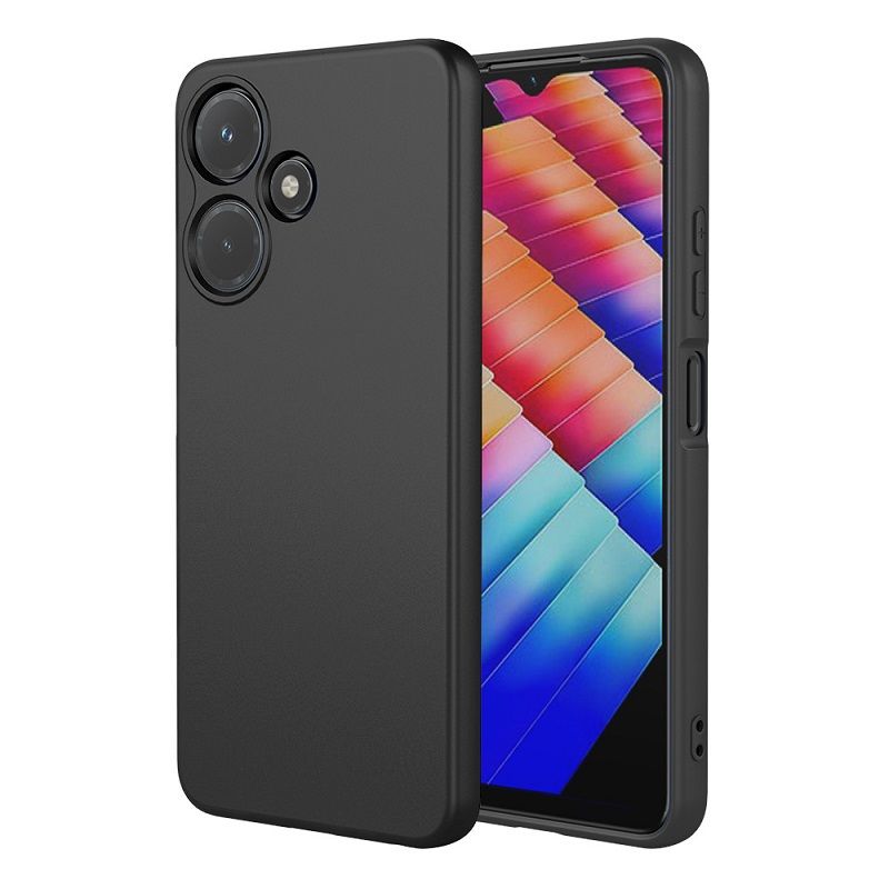 Silicone Liquid Soft And Smooth Touch Phone Case For Infinix Hot 30 30i 30 Play 40 Pro 40i 20s 20 Play 12i 12 Pro 12 Play 11s 11 10i 10 Play 10s 10T 9 9 Play Shock-Absorbing Thin Cover