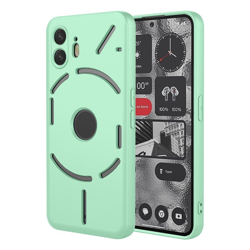 Silicone Liquid Soft And Smooth Touch Phone Case For Nothing Phone (2) / (1) / (2A) Shock-Absorbing Thin Cover