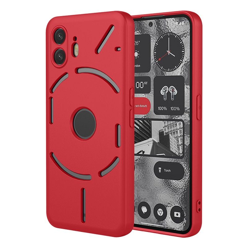 Silicone Liquid Soft And Smooth Touch Phone Case For Nothing Phone (2) / (1) / (2A) Shock-Absorbing Thin Cover