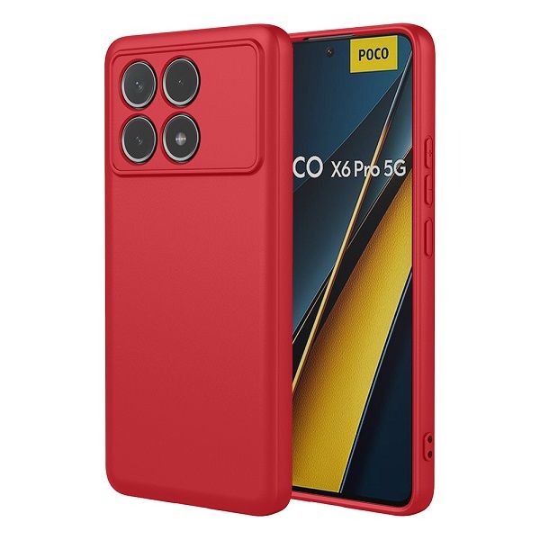 Silicone Liquid Soft And Smooth Touch Phone Case For Xiaomi Poco X6 Pro/ X6 M6 F6 F5 Pro X5 X4 M4 Pro F4 F3 F2 Pro X2 F4 F3 X3 GT M5 Xiaomi Series Cases Shock-Absorbing Thin Cover